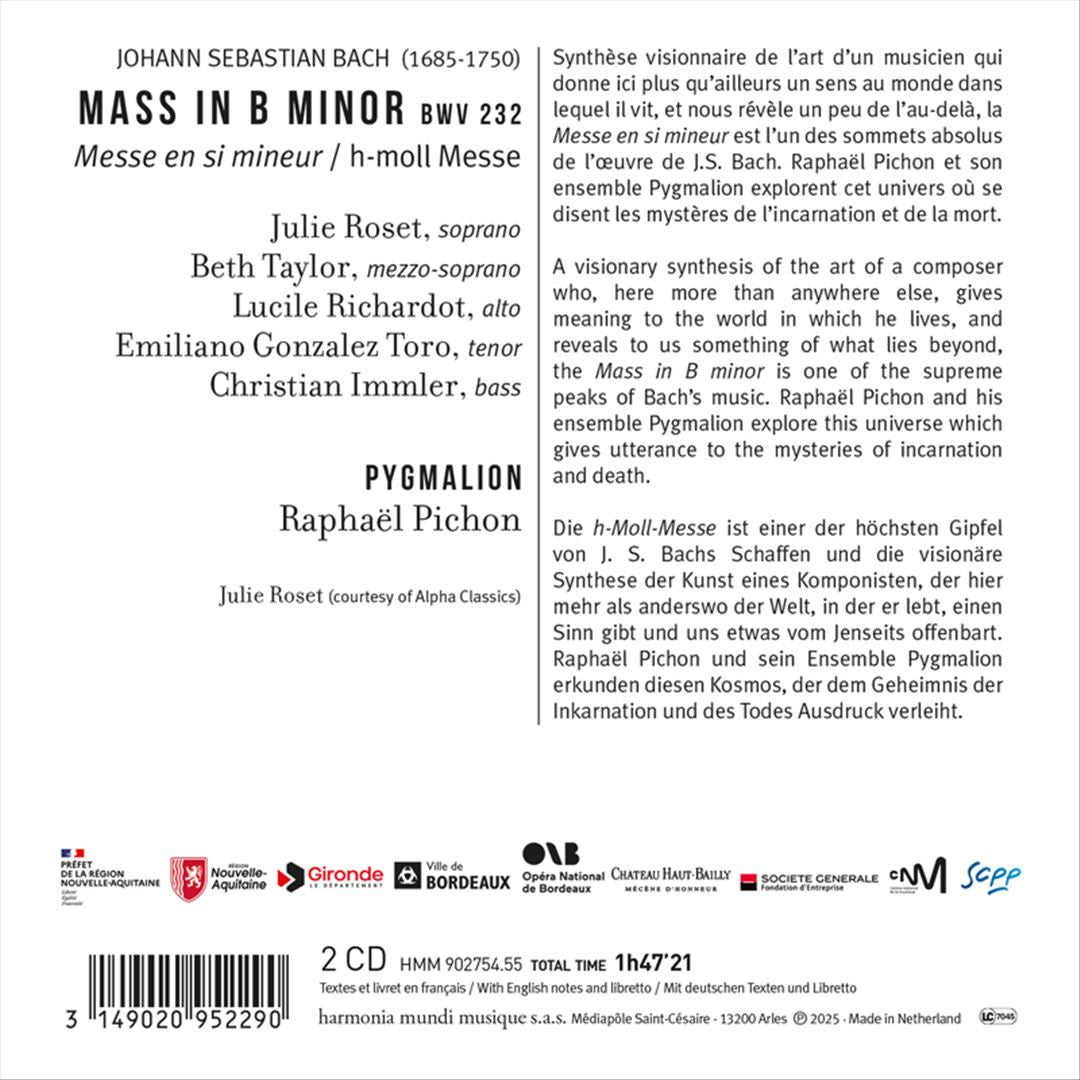 J.S. Bach: Mass in B minor cover art