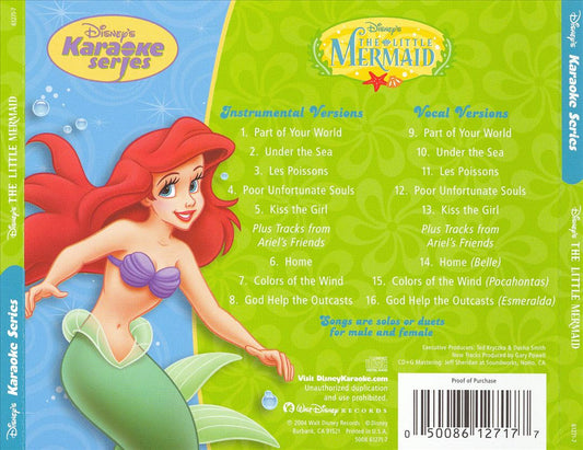Disney's Karaoke Series: The Little Mermaid cover art