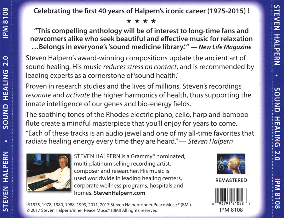 Music for Sound Healing 2.0 cover art