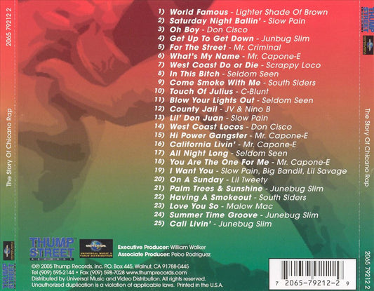 Story of Chicano Rap [2 CD & DVD] cover art