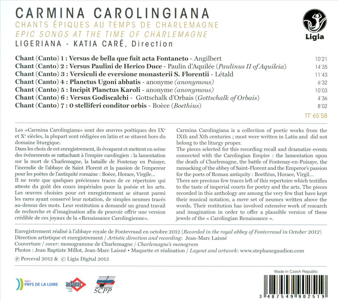 Carmina Carolingiana cover art