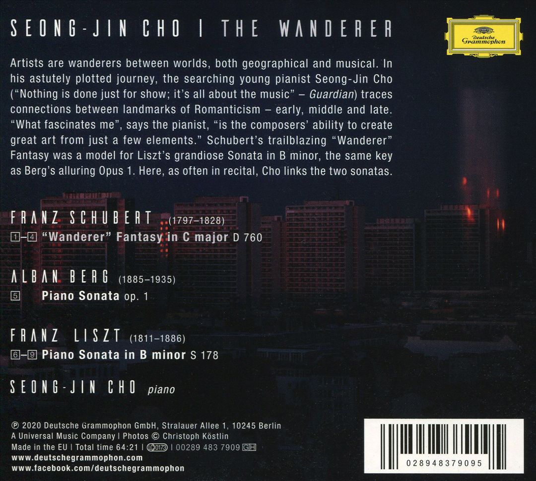 Wanderer: Schubert, Berg, Liszt cover art