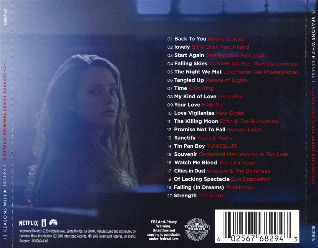 13 Reasons Why: Season 2 [Original TV Soundtrack] cover art