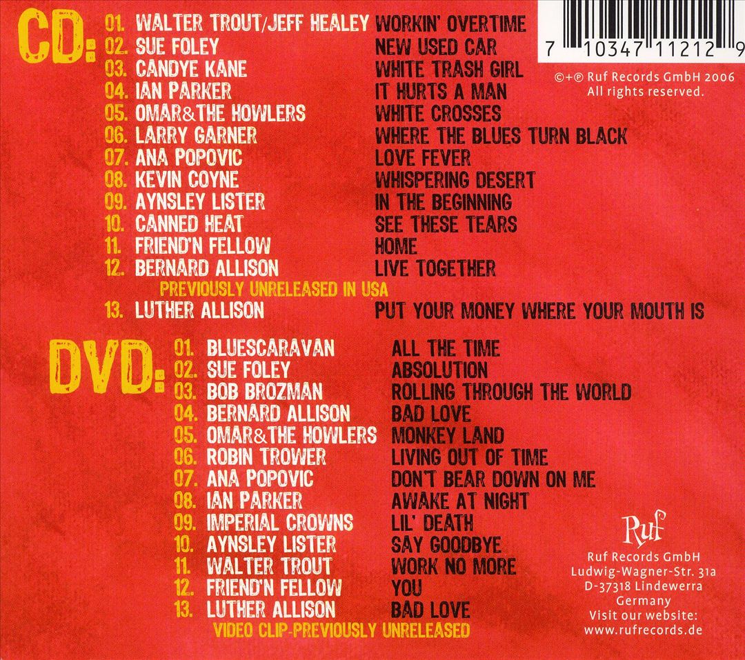 Where Blues Crosses Over: 12 Years of Ruf Records Anthology cover art