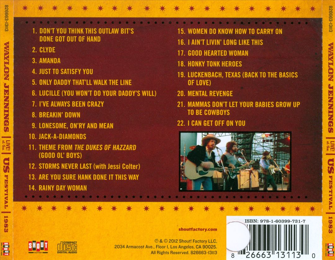Live! At the US Festival 1983 cover art