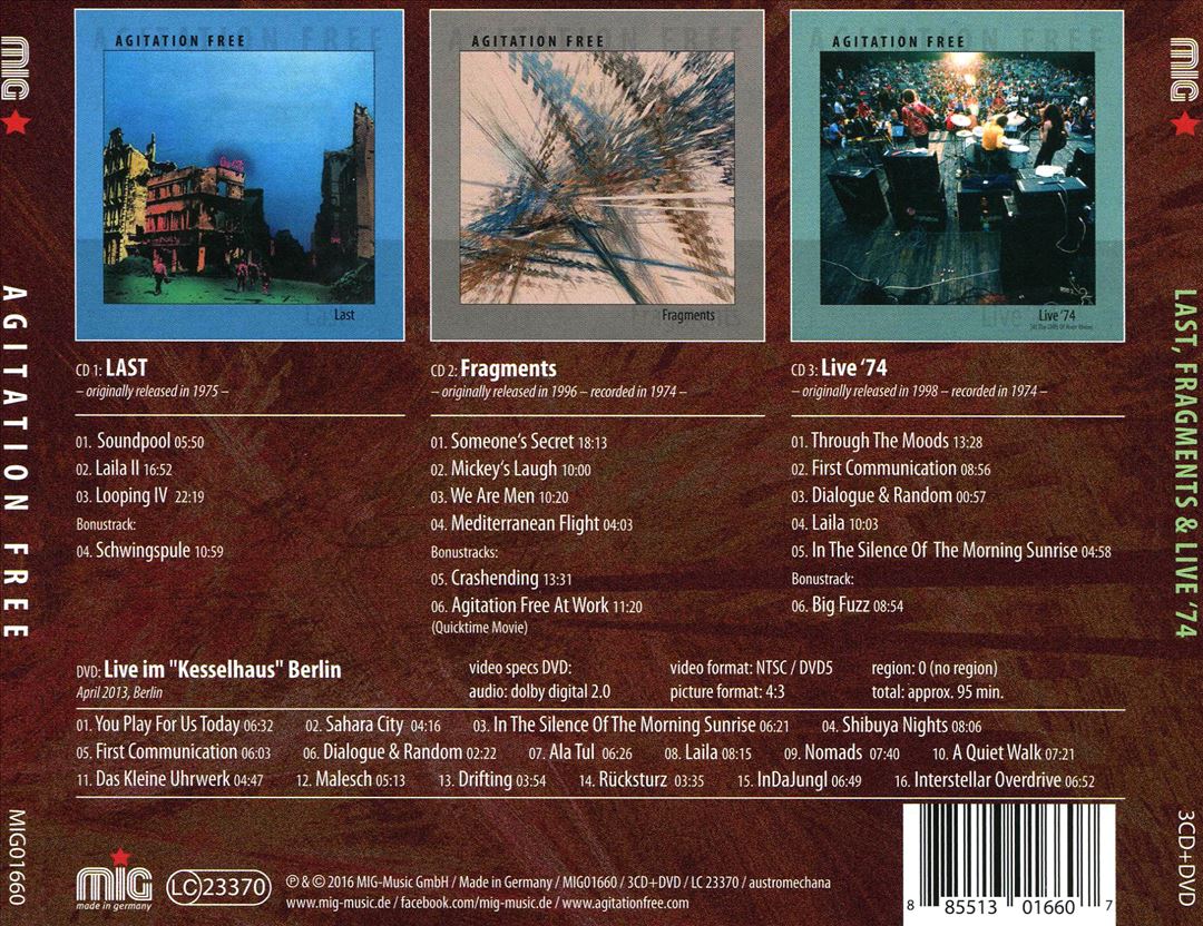Last/Fragments/Live ’74 cover art
