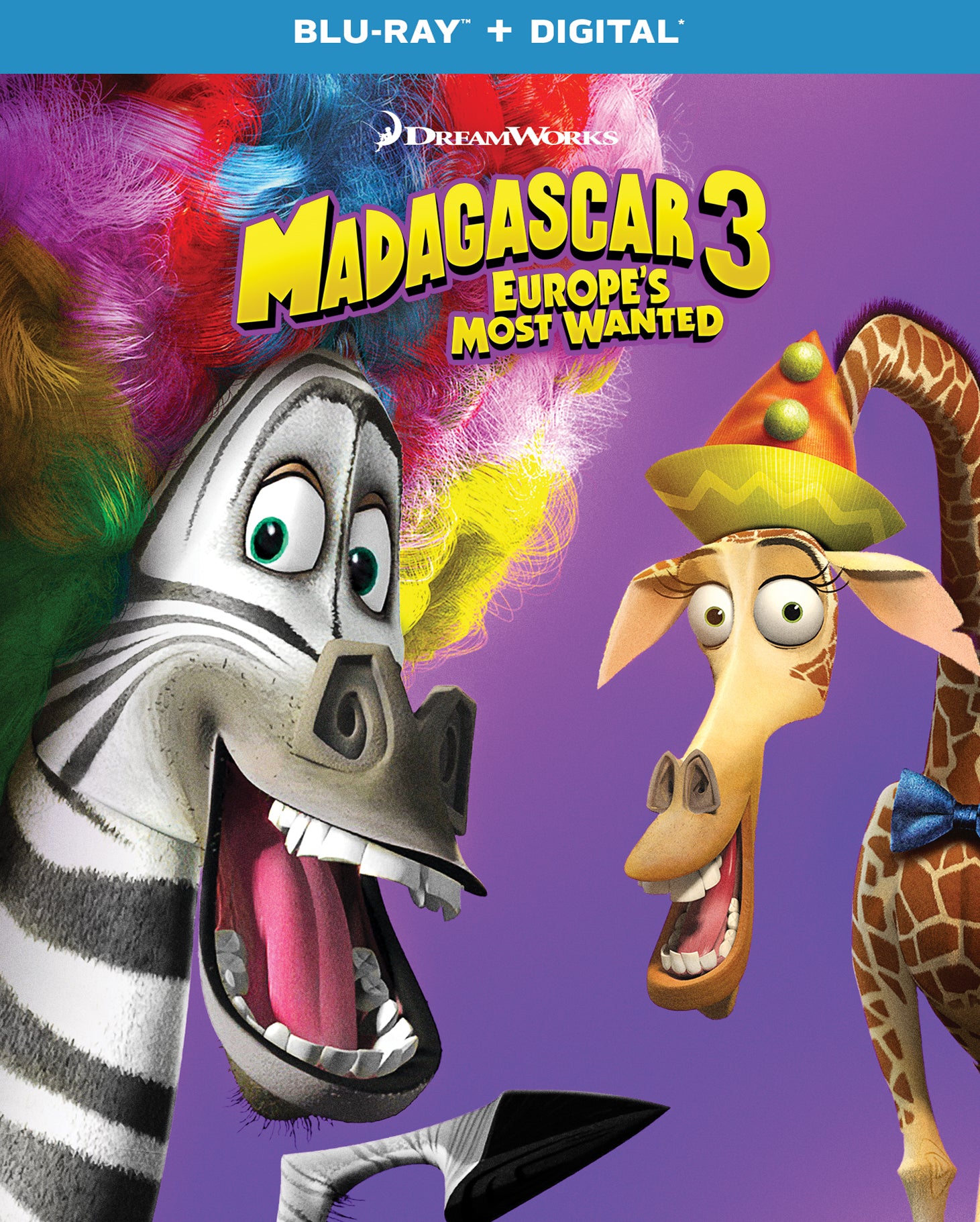 Madagascar 3: Europe's Most Wanted [Blu-ray] cover art