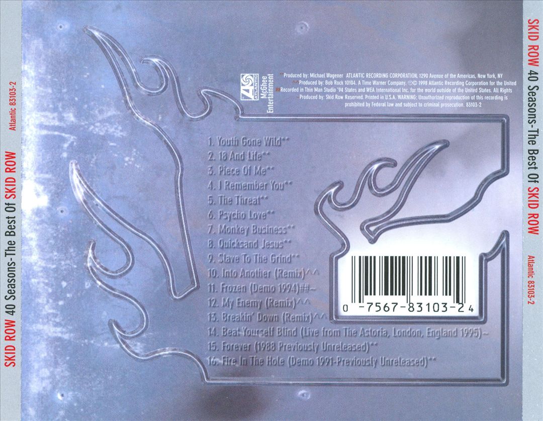Best Of Skid Row cover art