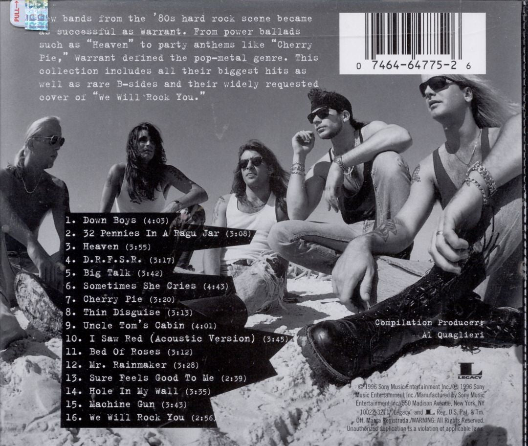 Best of Warrant cover art