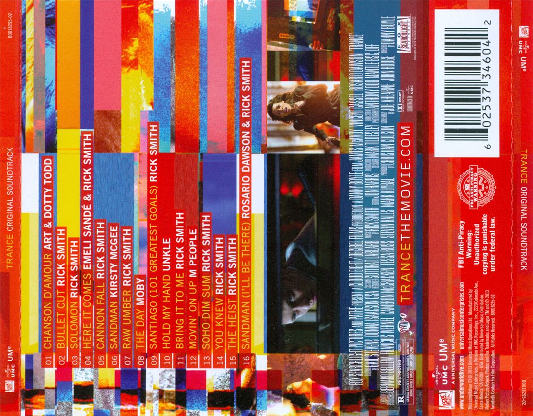 Trance [Original Motion Picture Soundtrack] cover art