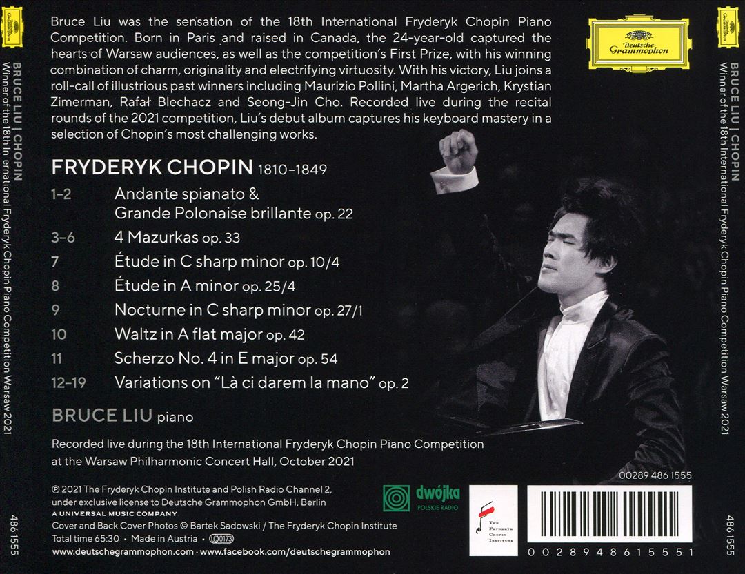 Winner of the 18th International Fryderyk Chopin Piano Competition Warsaw 2021 cover art
