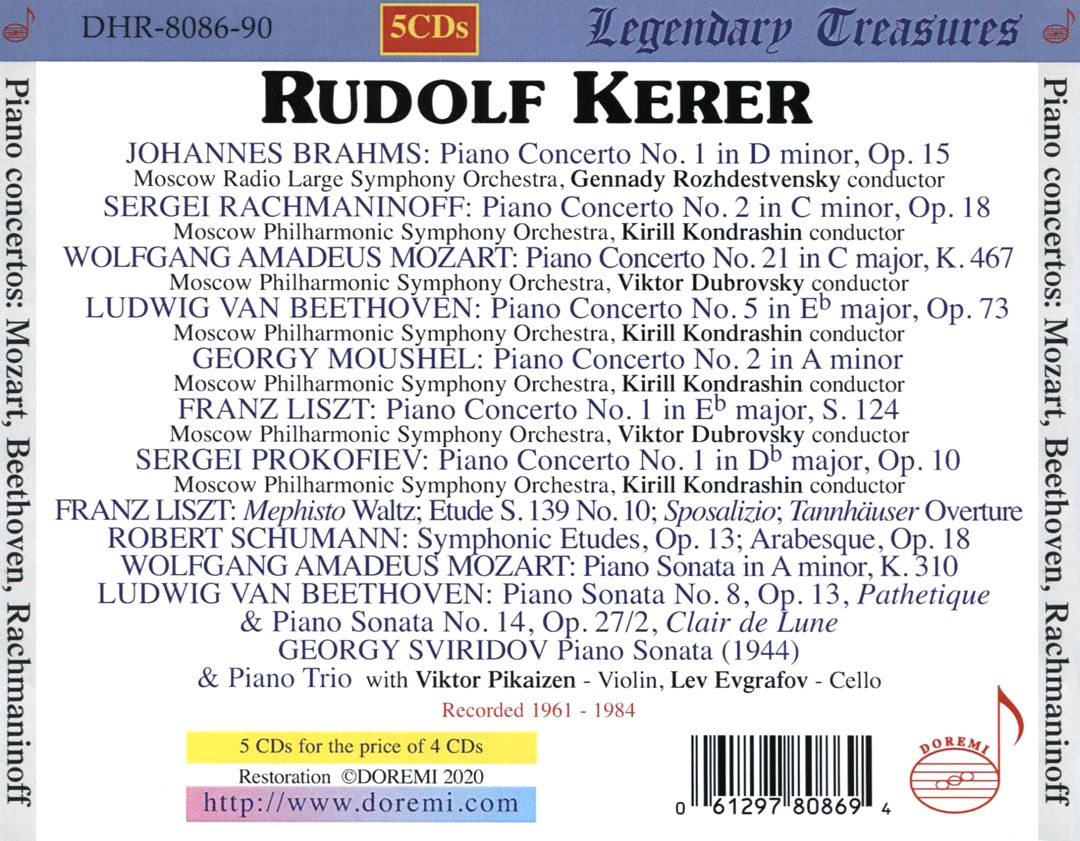 Piano Concertos and Sonatas cover art