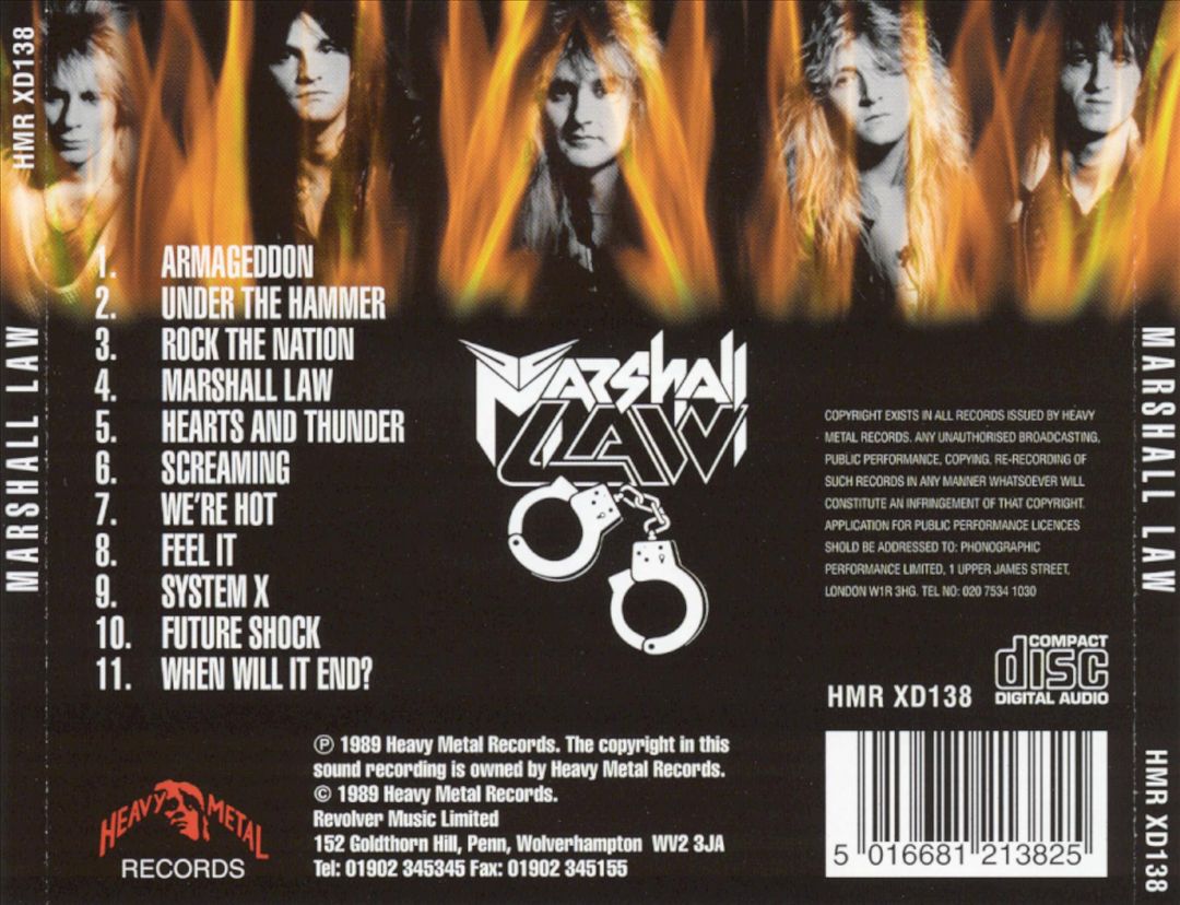 Marshall Law cover art