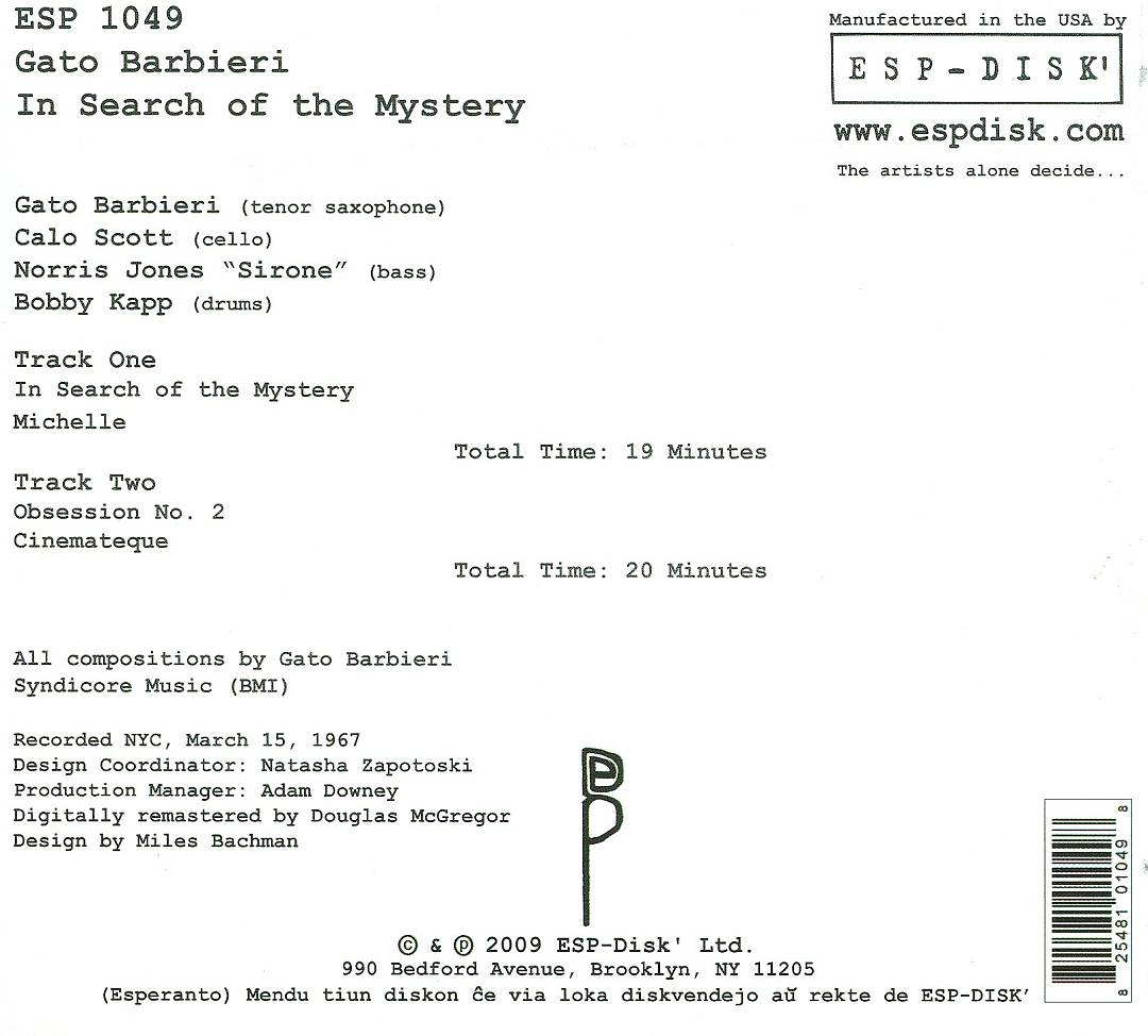 In Search of the Mystery cover art