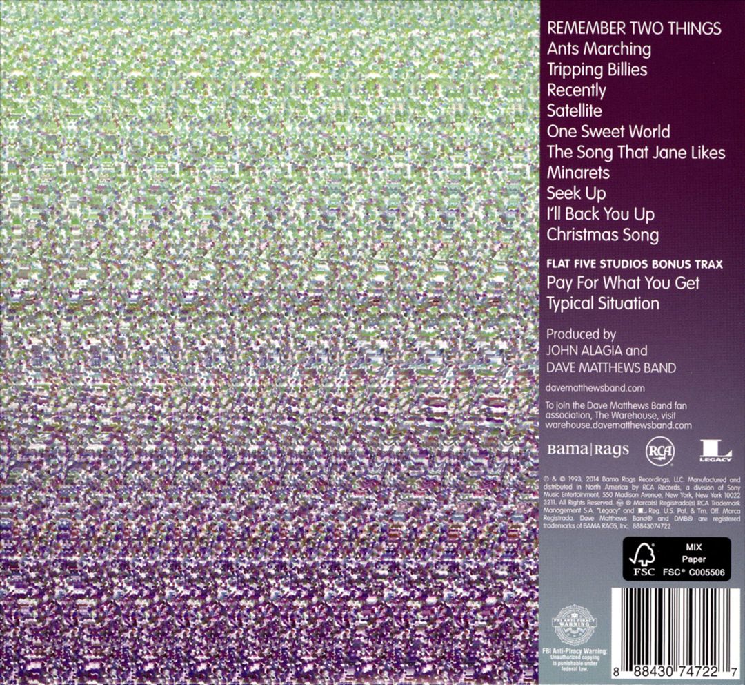 Remember Two Things [Bonus Tracks] cover art