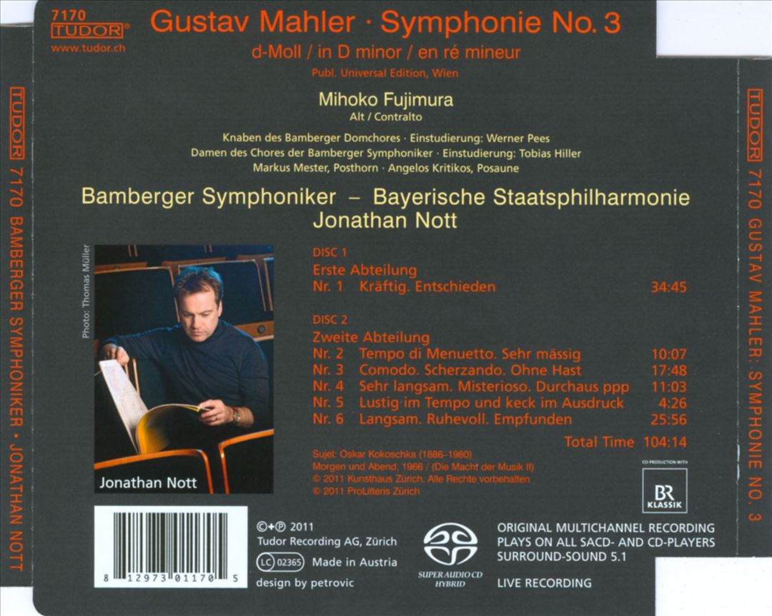 Mahler: Symphonie No. 3 cover art