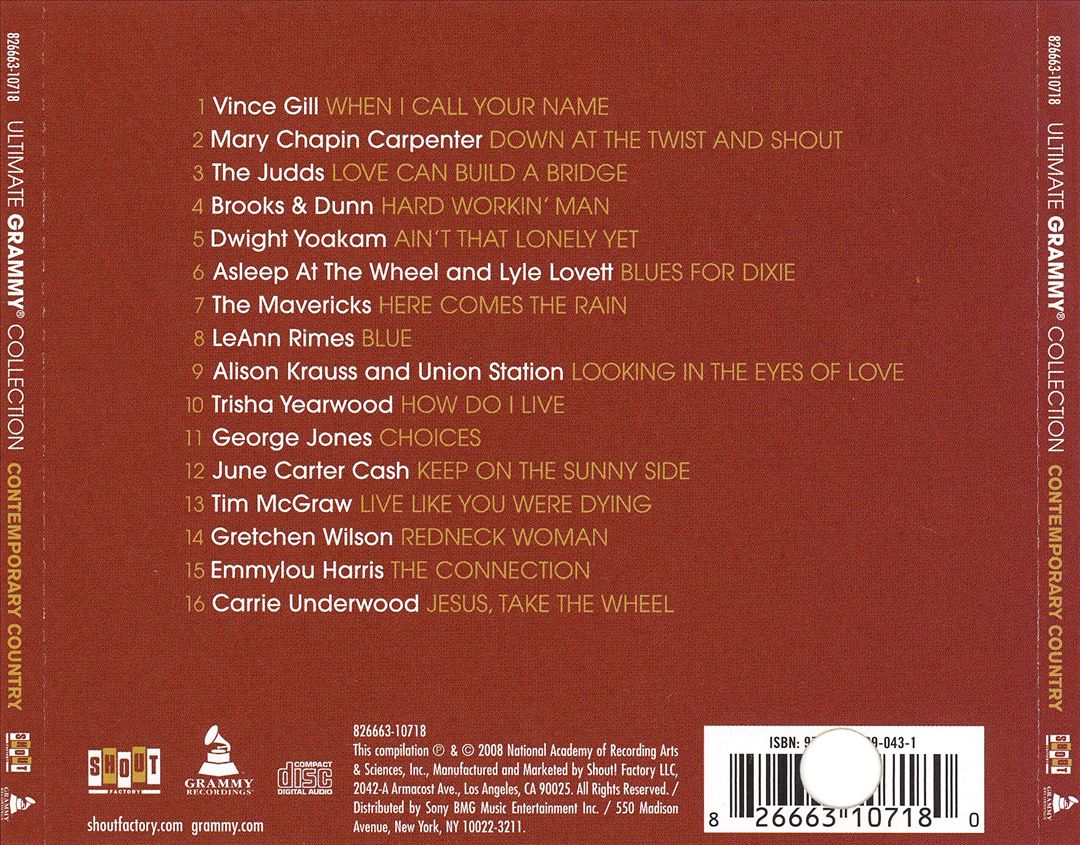 Ultimate Grammy Collection: Contemporary Country cover art