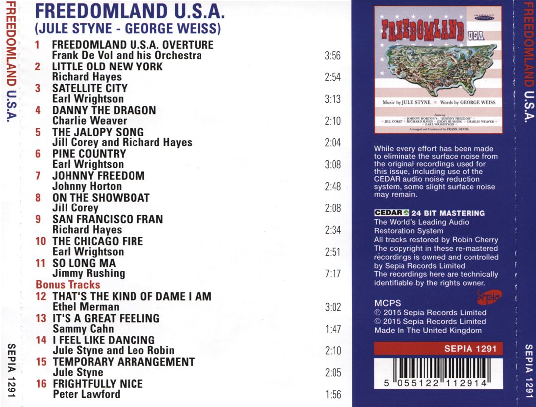 Freedomland U.S.A. cover art