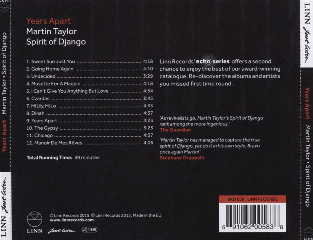 Years Apart cover art