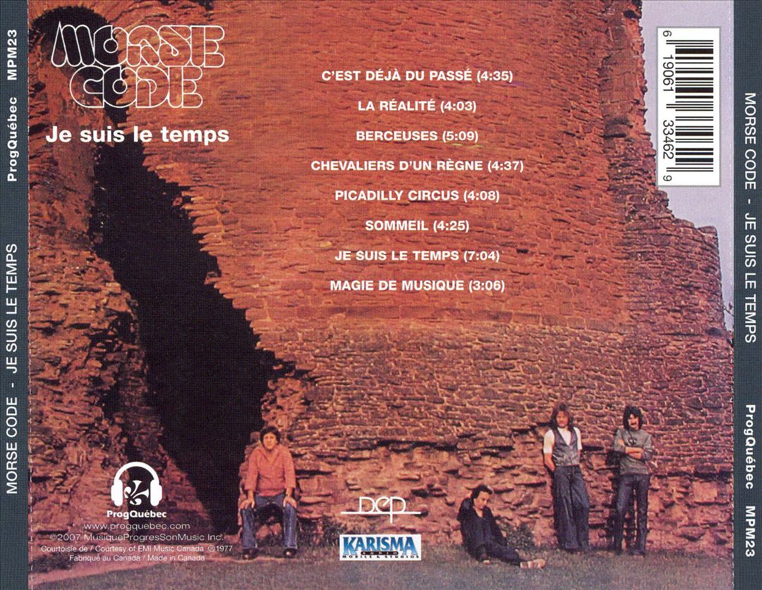 Je Suis le Temps cover art