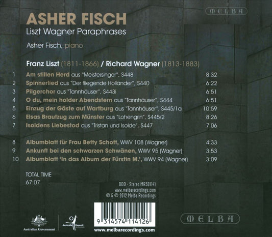 Liszt: Wagner Paraphrases cover art