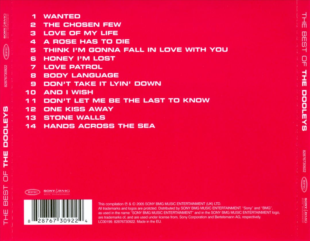 Very Best of the Dooleys cover art