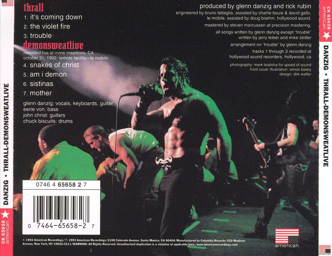 Thrall: Demonsweatlive [Bonus Track] cover art