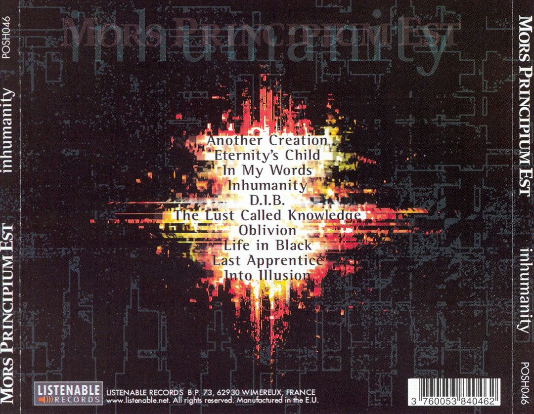 Inhumanity cover art