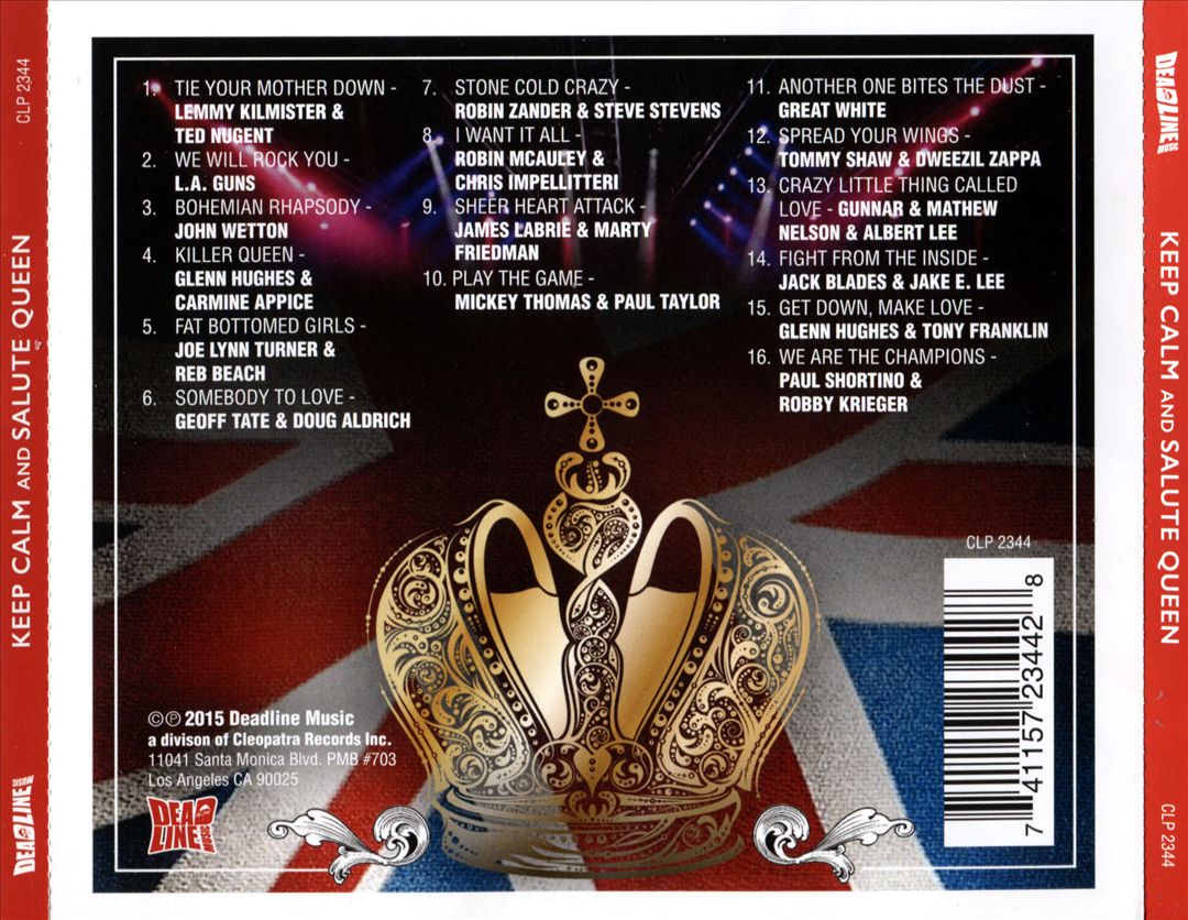 Keep Calm & Salute Queen cover art