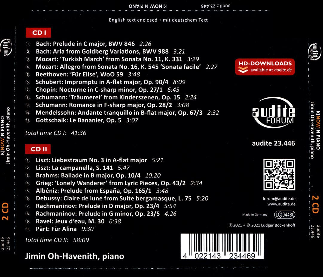 k[NOW]n Piano cover art