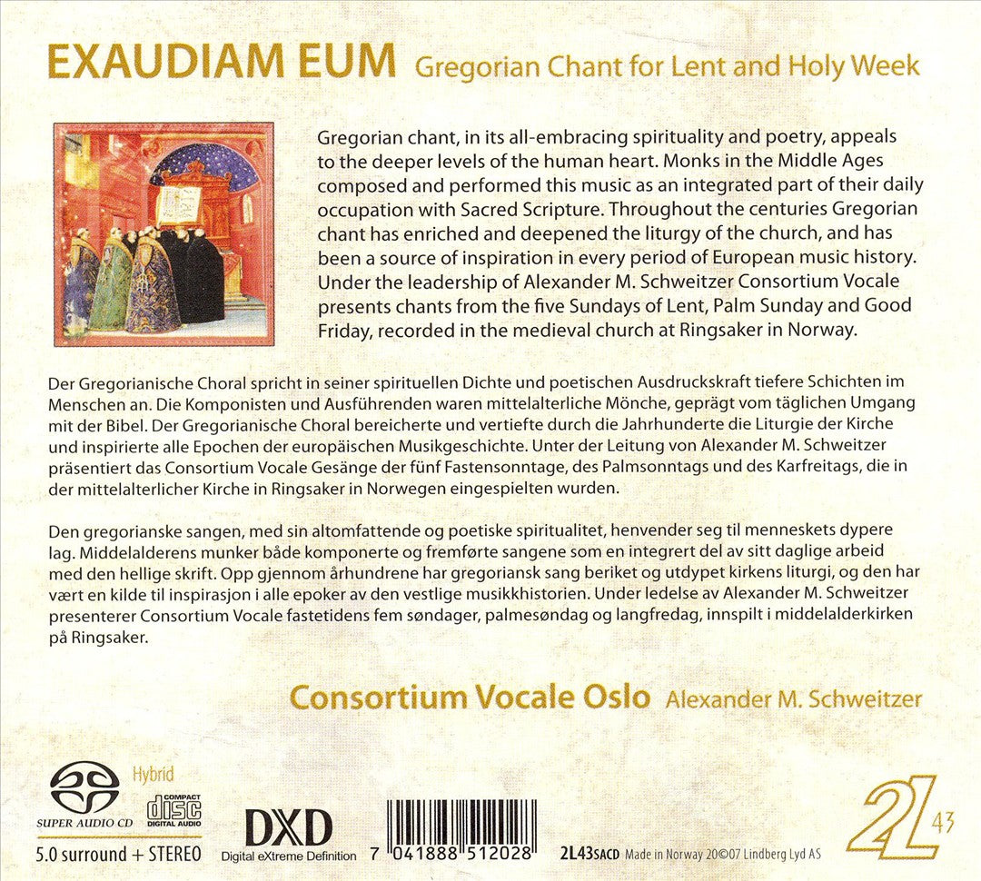 Exaudiam Eum [Hyrid SACD] cover art