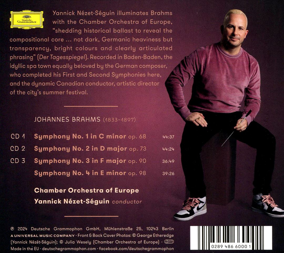 Johannes Brahms: The Symphonies cover art