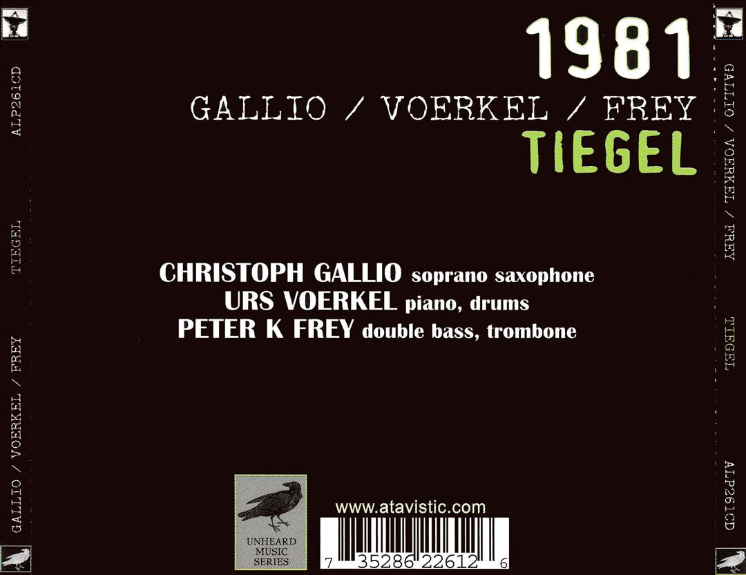Tiegel: 1981 cover art