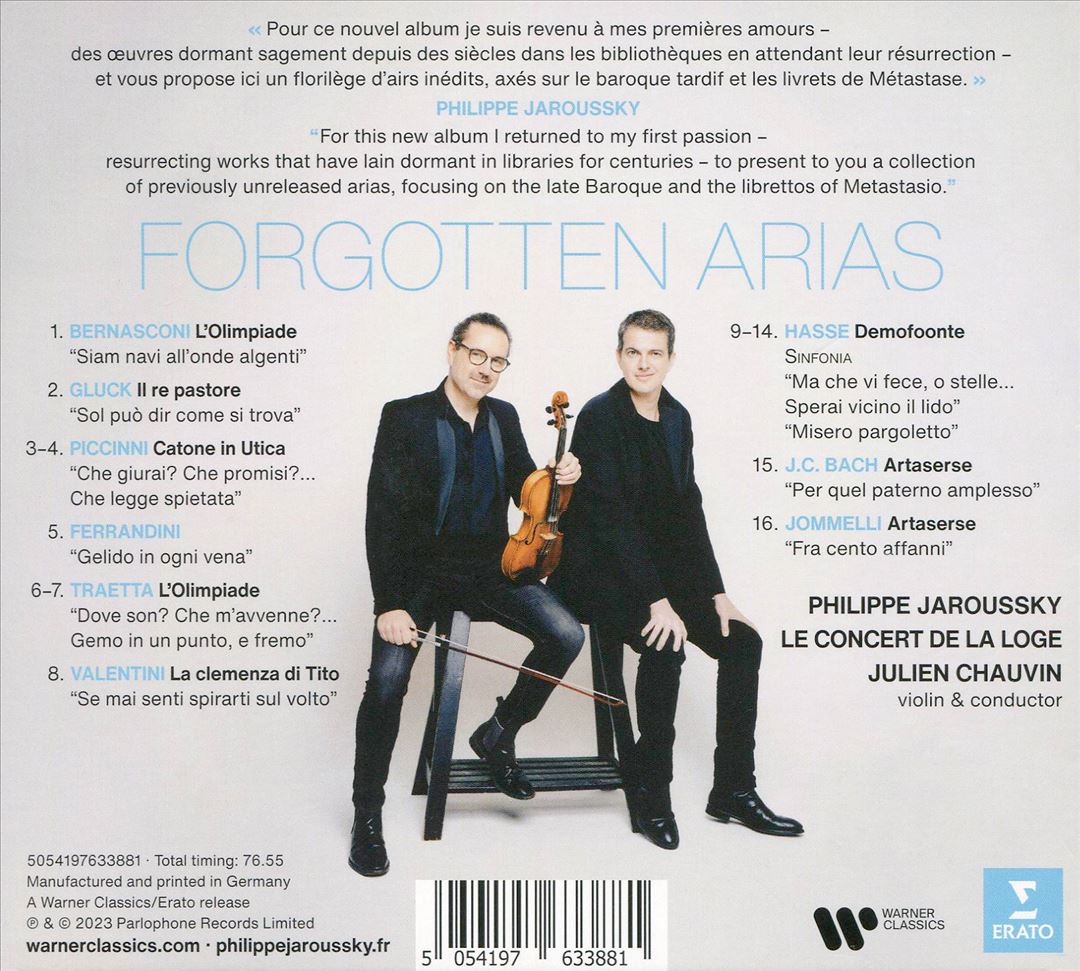 Forgotten Arias cover art