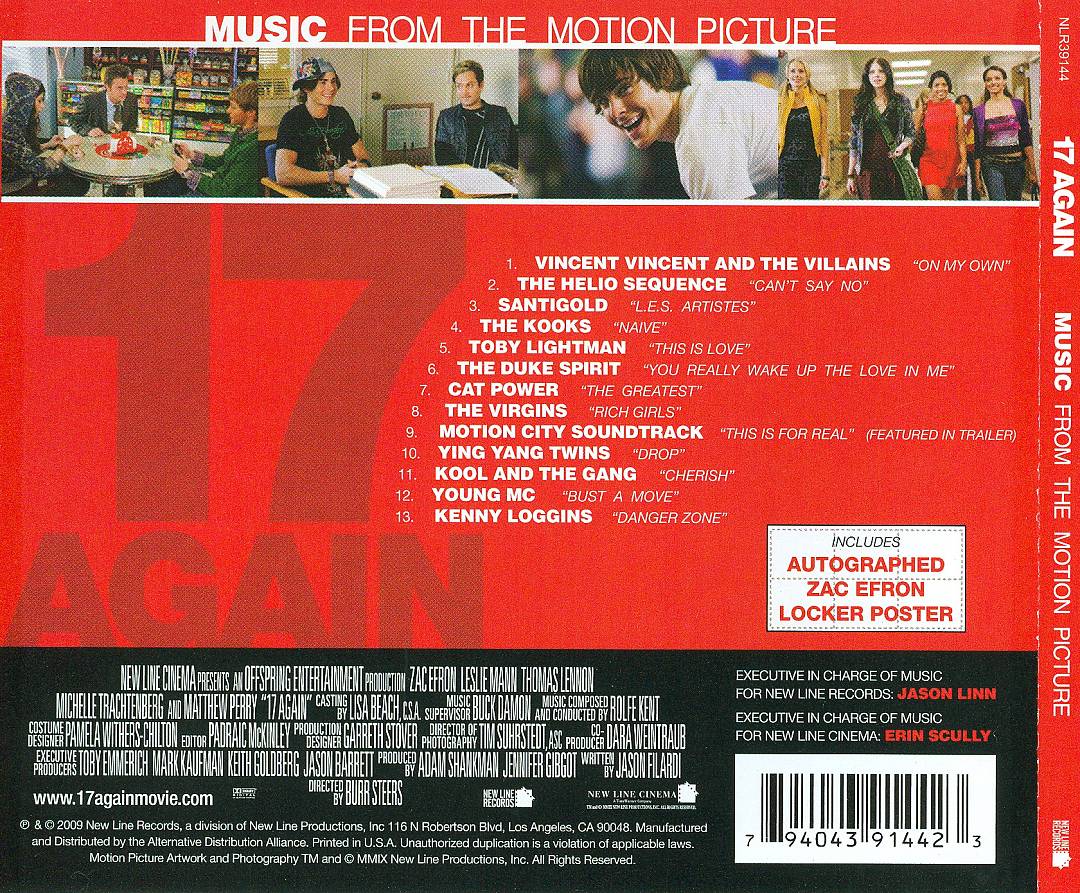 17 Again [Music from the Motion Picture] cover art