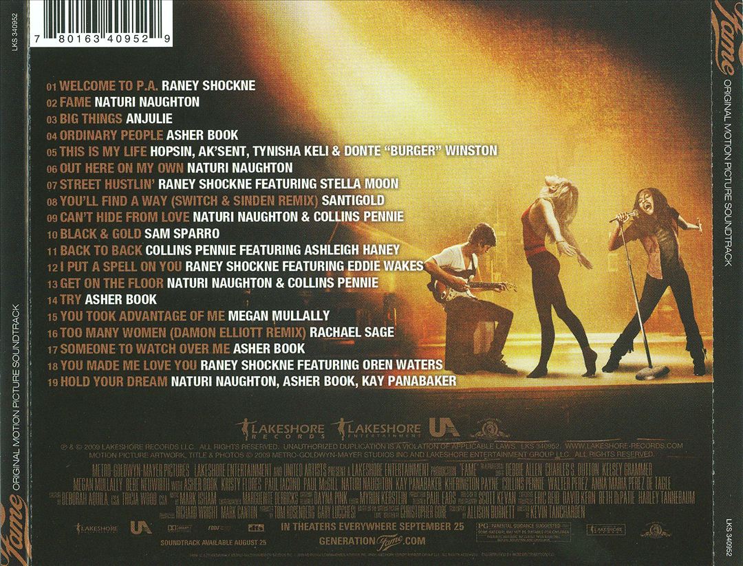 Fame [Lakeshore Soundtrack] cover art