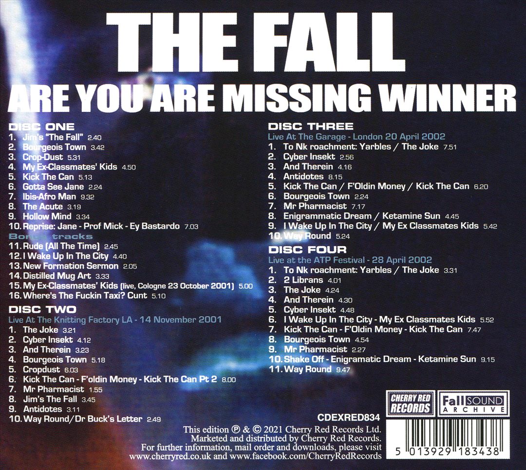 Are You Are Missing Winner cover art