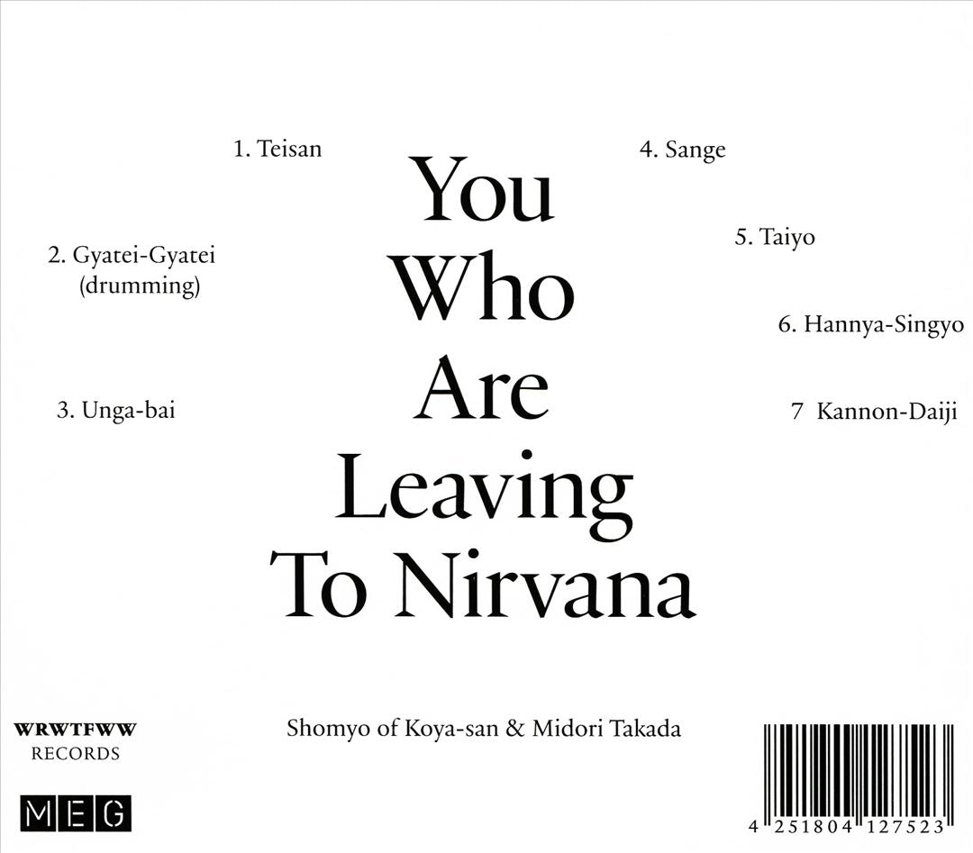 You Who Are Leaving to Nirvana cover art