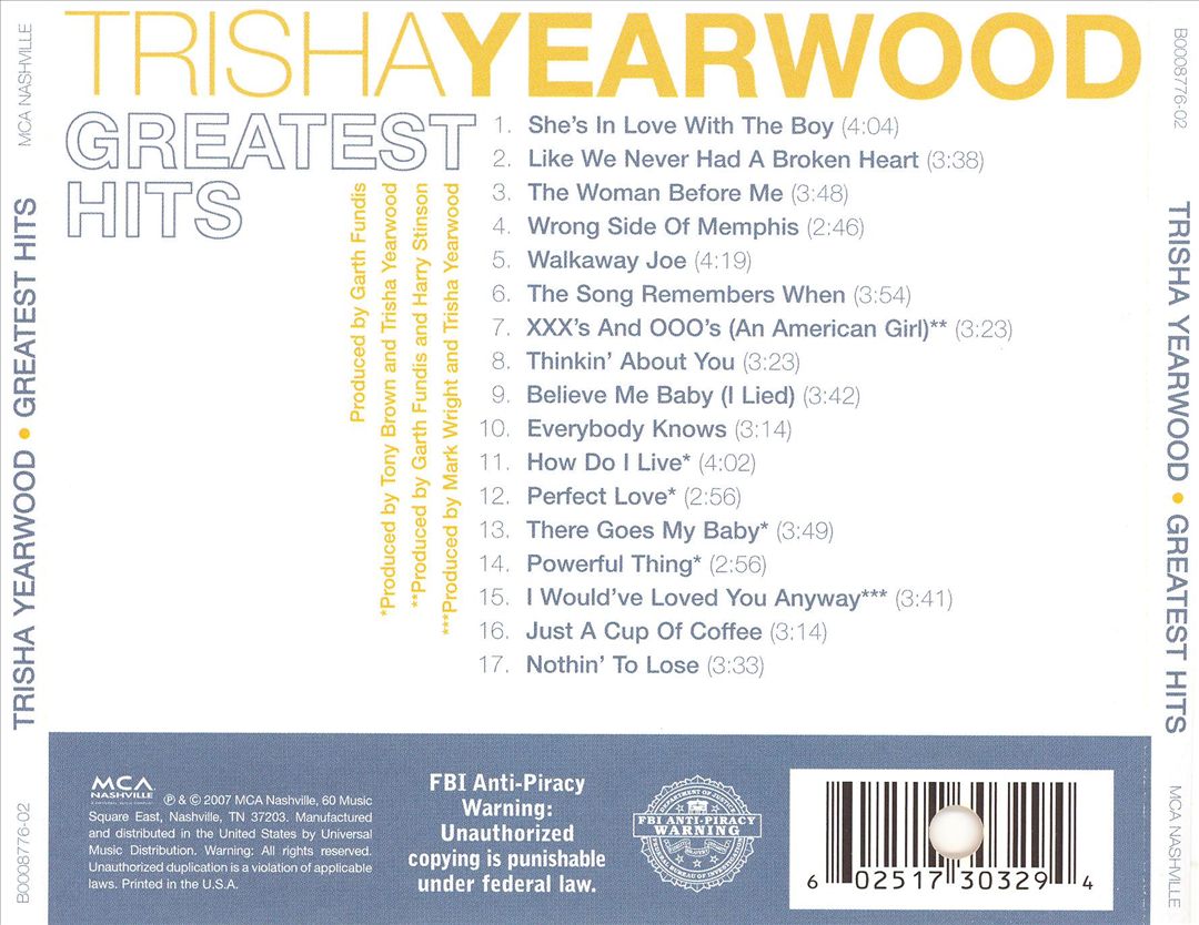 Greatest Hits cover art