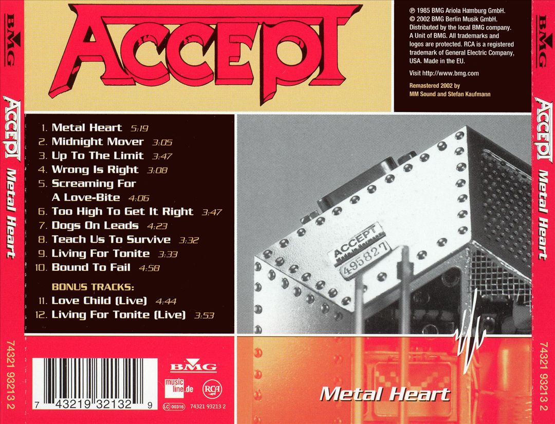 Metal Heart [Bonus Tracks] cover art