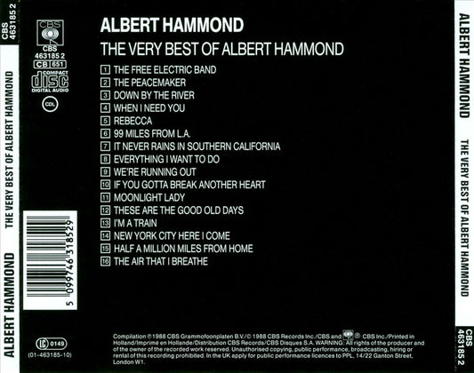 Very Best of Albert Hammond cover art