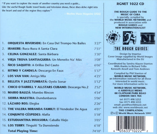 Rough Guide to the Music of Cuba cover art