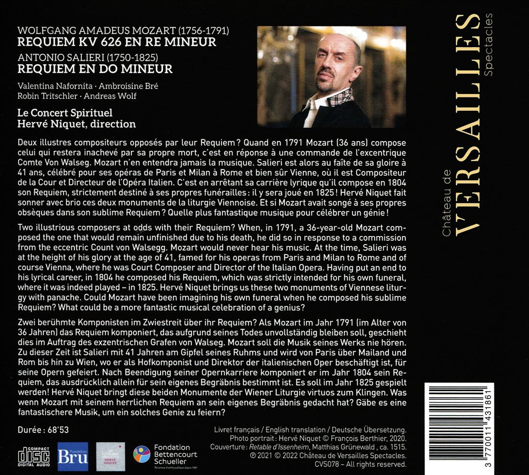Mozart, Salieri: Requiem cover art