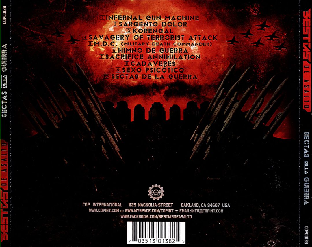 Sectas de la Guerra cover art