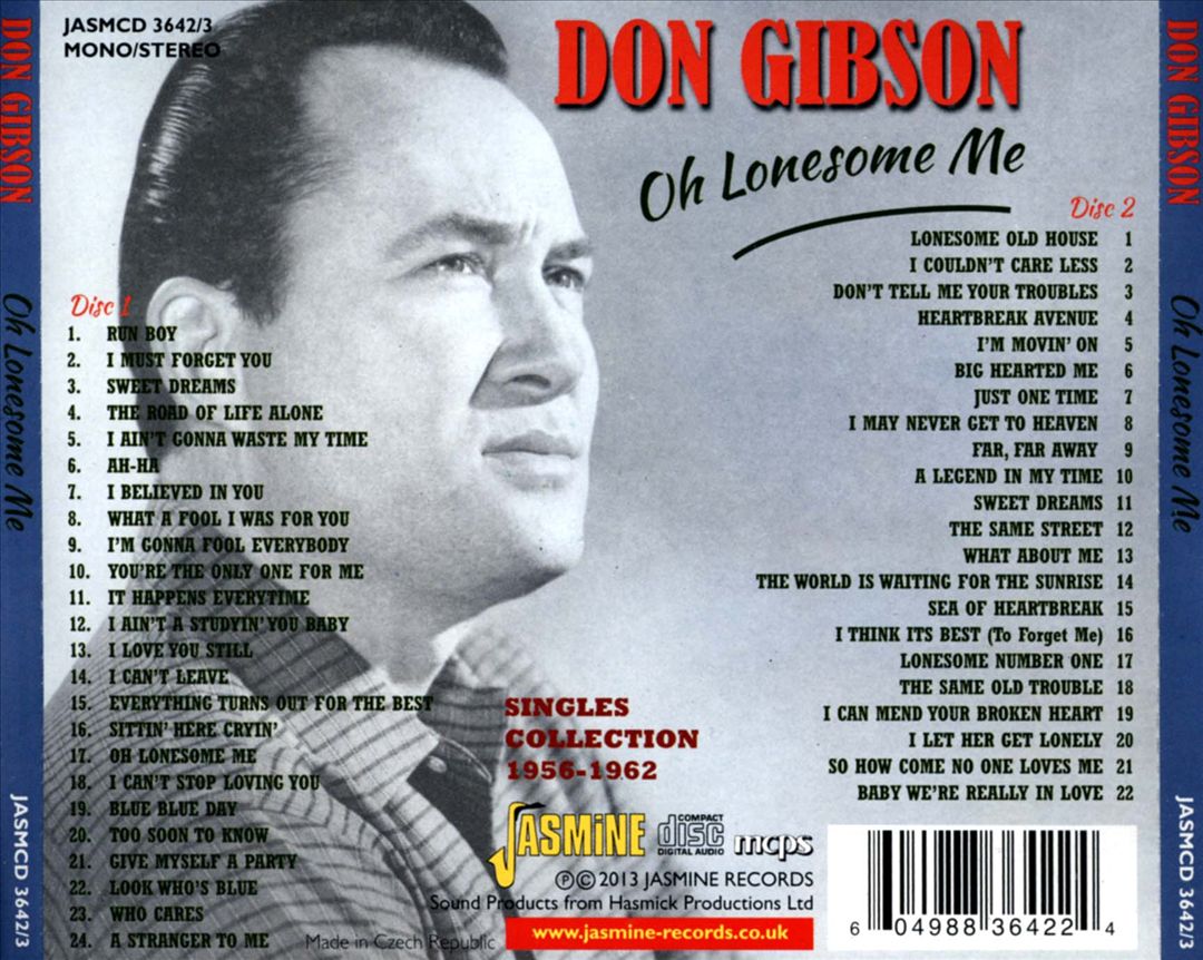 Oh Lonesome Me: Singles Collection 1956-1962 cover art