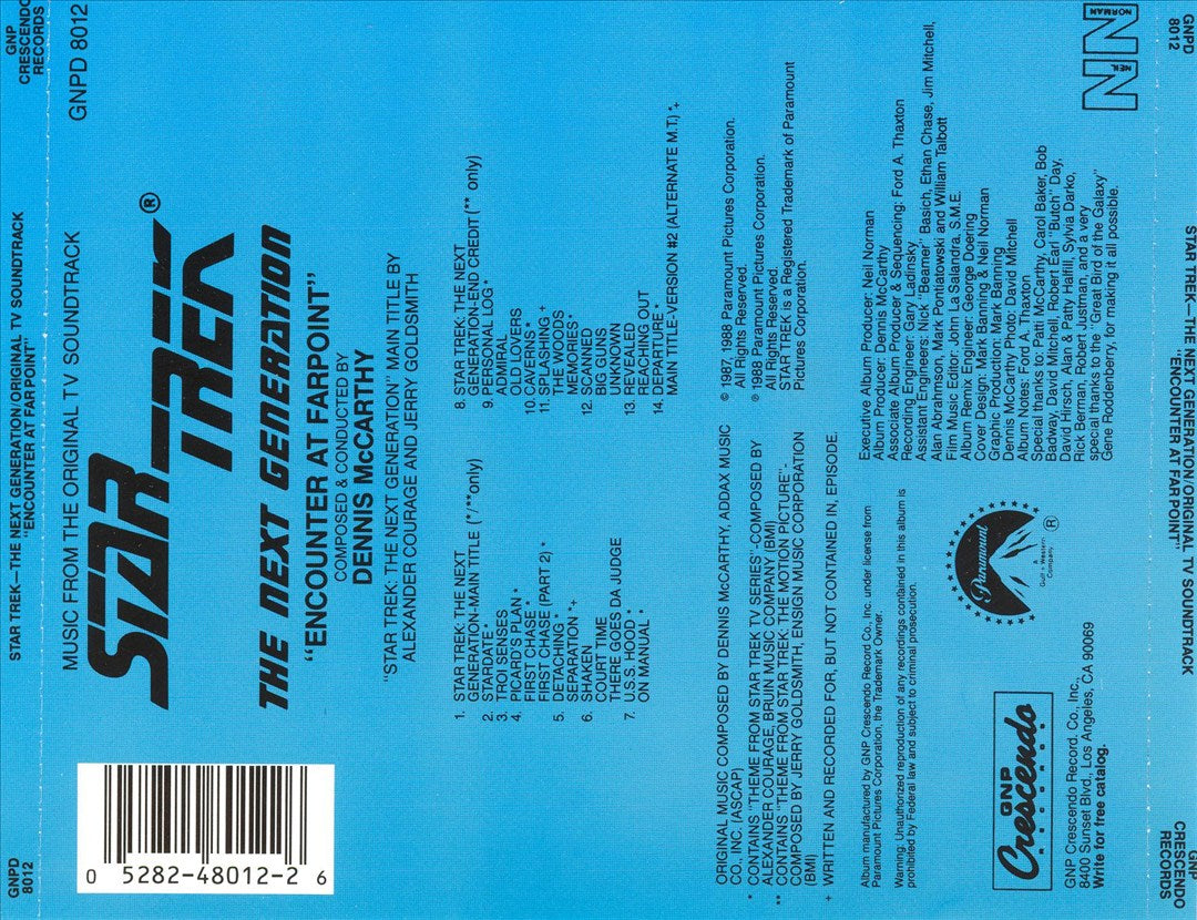 Star Trek: The Next Generation [Original TV Soundtrack] cover art