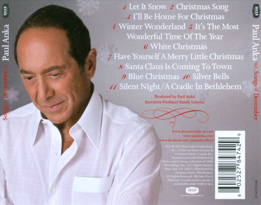 Songs of December cover art