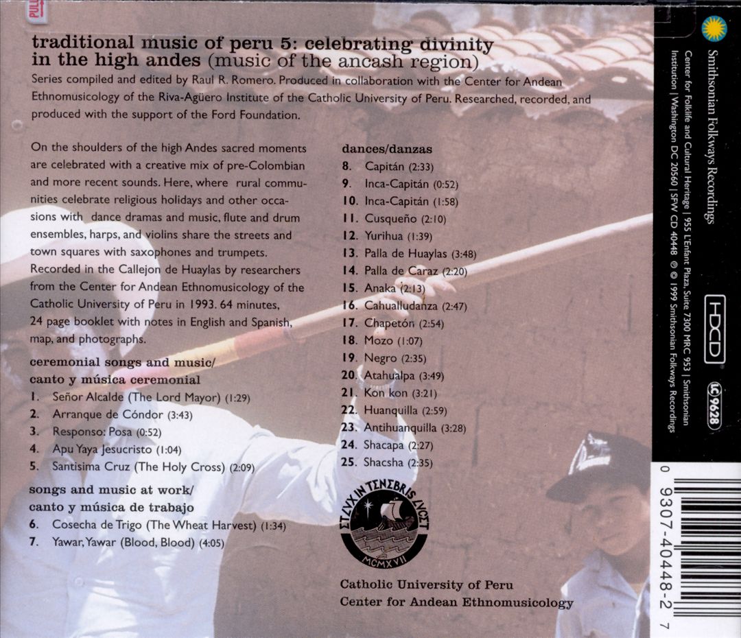 Traditional Music of Peru, Vol. 5 cover art
