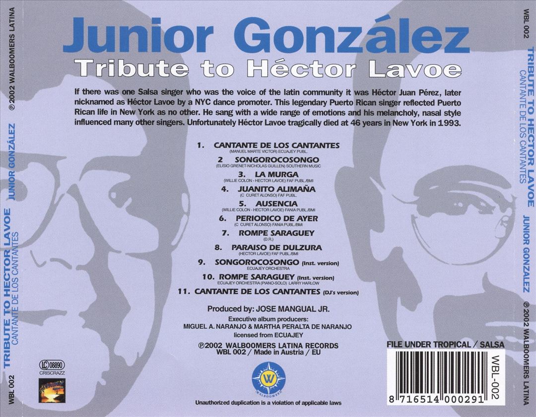 Tribute to Hector Lavoe cover art