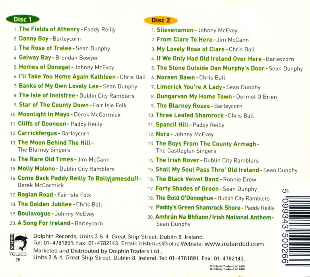 Timeless Irish Classics: 40 Most Requested Songs cover art